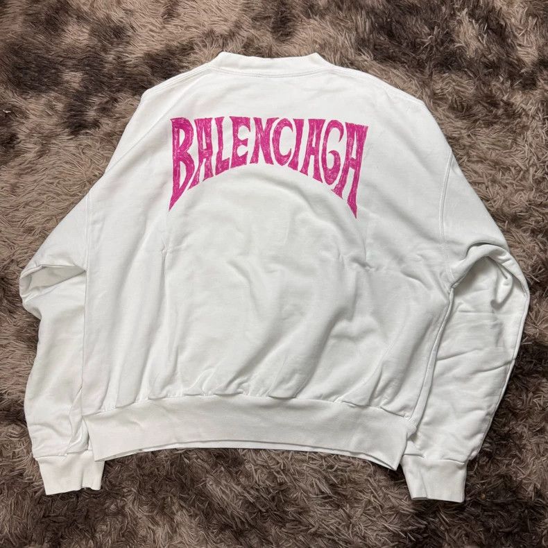 Balenciaga Balenciaga Paris Coconut Tree Eiffel Tower Sweatshirt - dmc Size US L / EU 52-54 / 3 - 2 Thumbnail