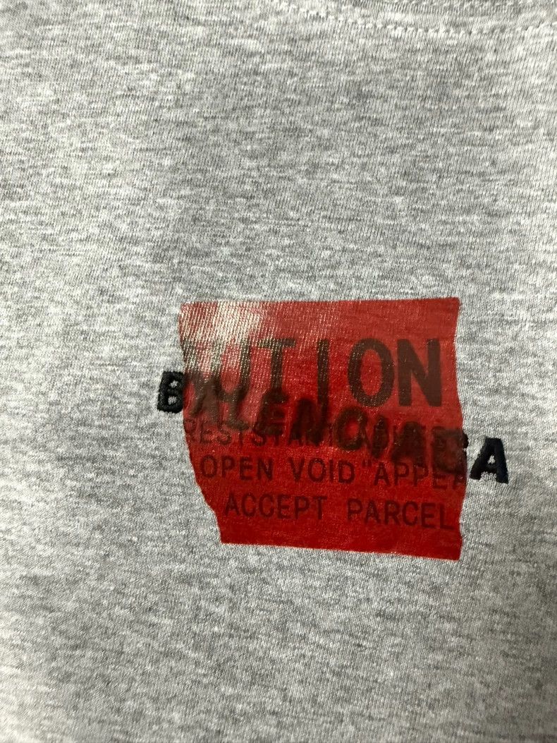Balenciaga Balenciaga 25SS Cotton Tape Sticker T-Shirt - dmc Size US XXS / EU 40 - 2 Thumbnail