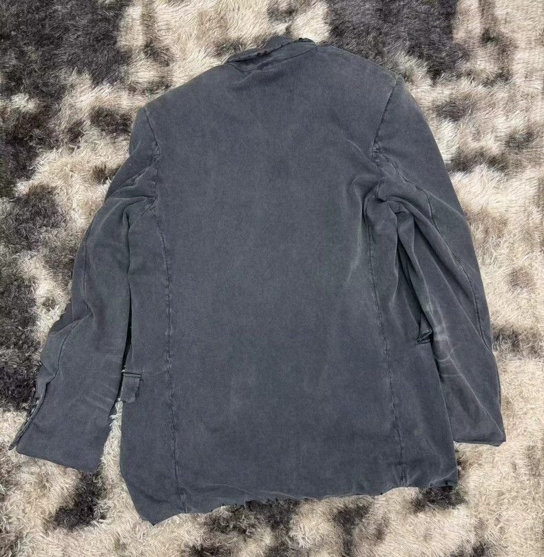Balenciaga Balenciaga Washed Padded Shoulder Blazer - dmc Size US S / EU 44-46 / 1 - 2 Thumbnail