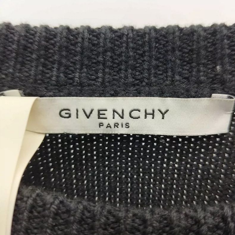 Givenchy Givenchy Black Striped Logo Wool Sweater - dmc Size US L / EU 52-54 / 3 - 3 Thumbnail