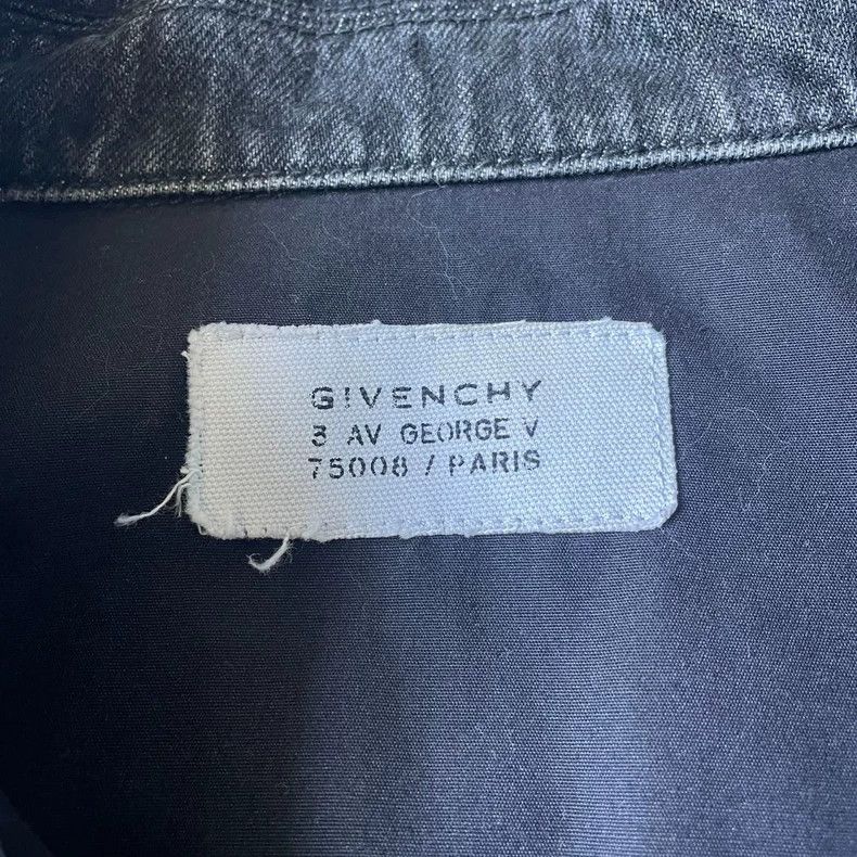 Givenchy Givenchy White Logo Denim Jacket - dmc Size US XL / EU 56 / 4 - 4 Thumbnail