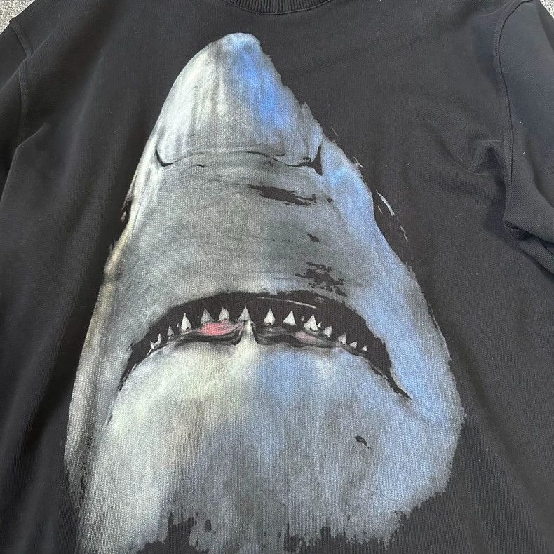 Givenchy Givenchy Shark Head Black Sweatshirt - dmc Size US L / EU 52-54 / 3 - 3 Thumbnail