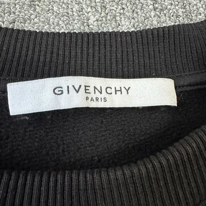Givenchy Givenchy Shark Head Black Sweatshirt - dmc Size US L / EU 52-54 / 3 - 4 Thumbnail