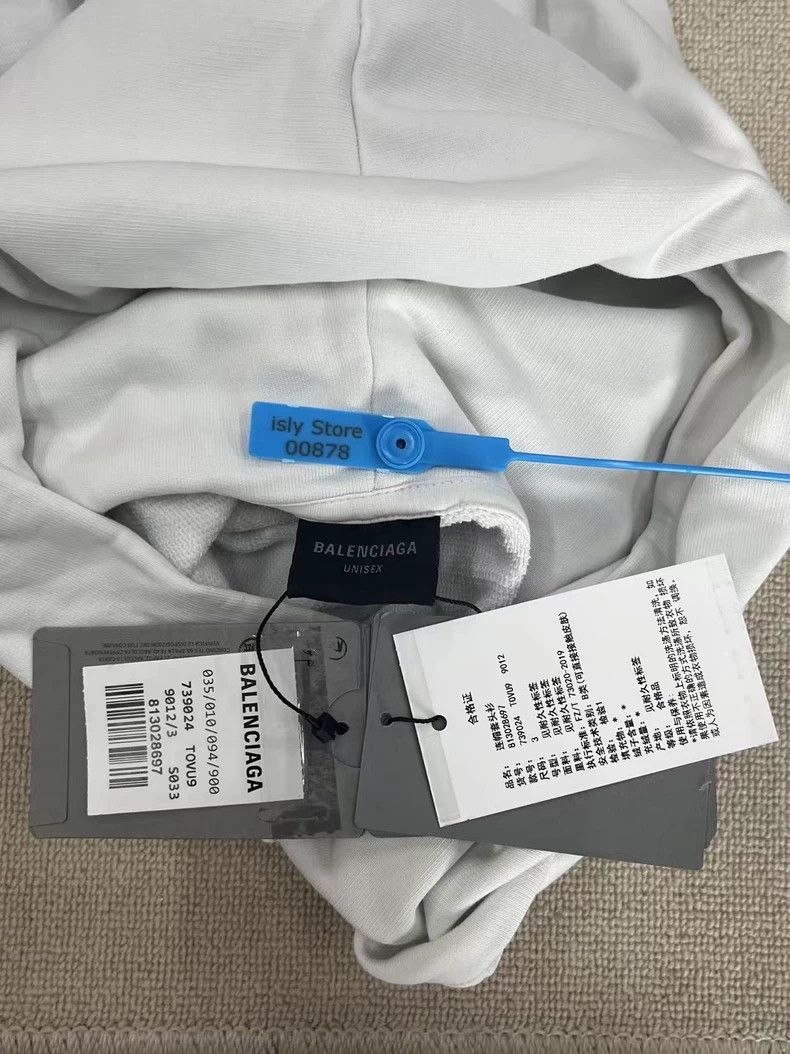 Balenciaga Balenciaga Logo Print Hooded Sweatshirt - dmc Size US M / EU 48-50 / 2 - 4 Thumbnail