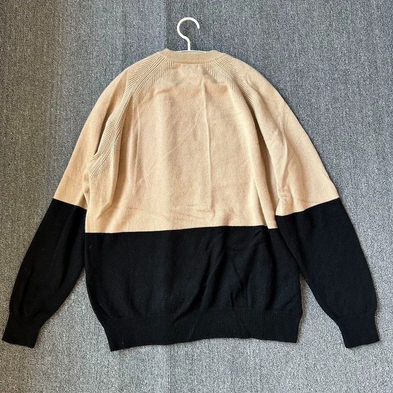 Givenchy Givenchy Beige Black Cashmere Sweater - dmc Size US L / EU 52-54 / 3 - 2 Thumbnail