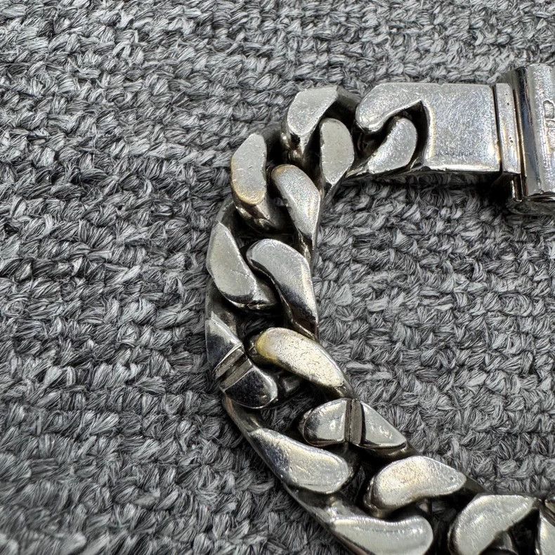 Louis Vuitton Louis Vuitton Silver Cuban Link Bracelet - dmc Size ONE SIZE - 7 Thumbnail