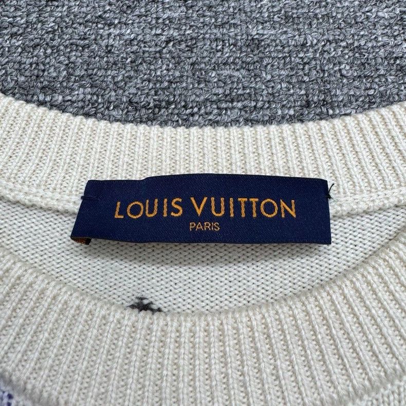 Louis Vuitton Louis Vuitton NBA Logo Print Knit Sweater - dmc Size US XL / EU 56 / 4 - 4 Thumbnail