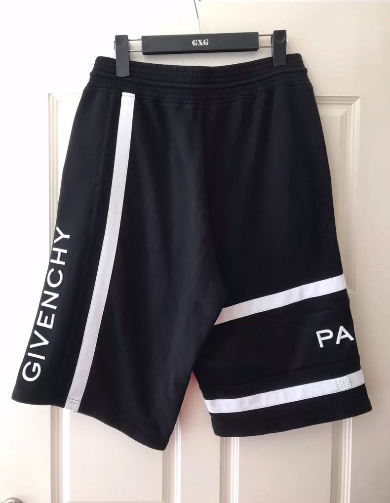 Givenchy Givenchy Men's Embroidered Logo Shorts - dmc Size US 30 / EU 46 - 3 Thumbnail