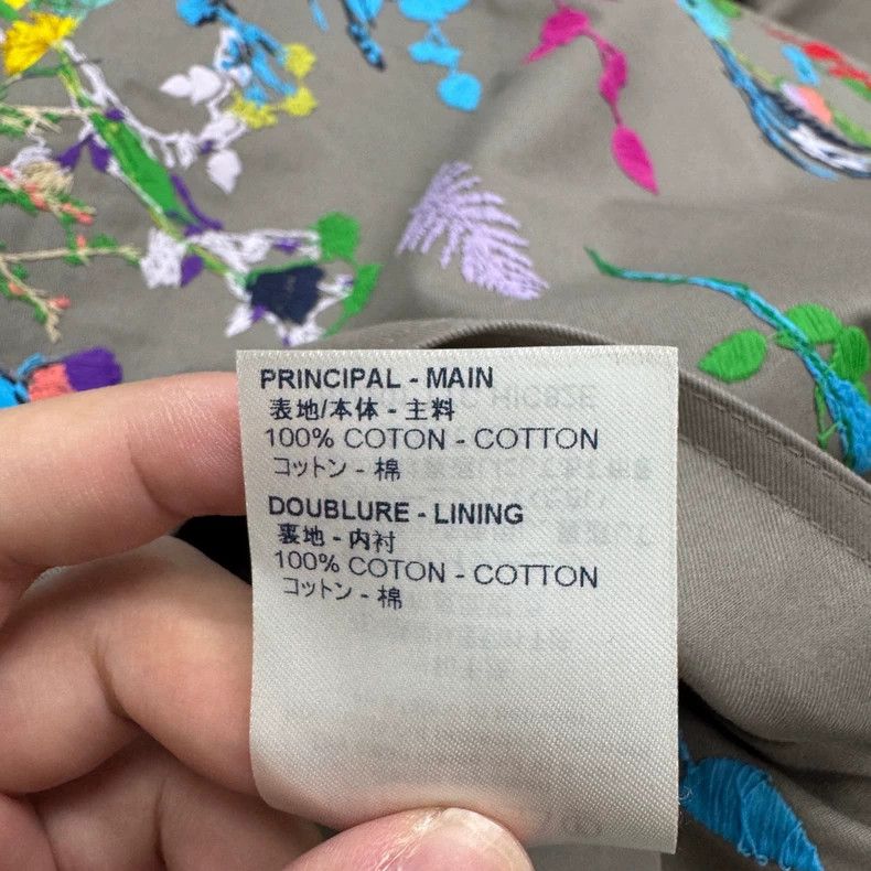 Louis Vuitton Louis Vuitton Floral Embroidered Coat - dmc Size US L / EU 52-54 / 3 - 4 Thumbnail