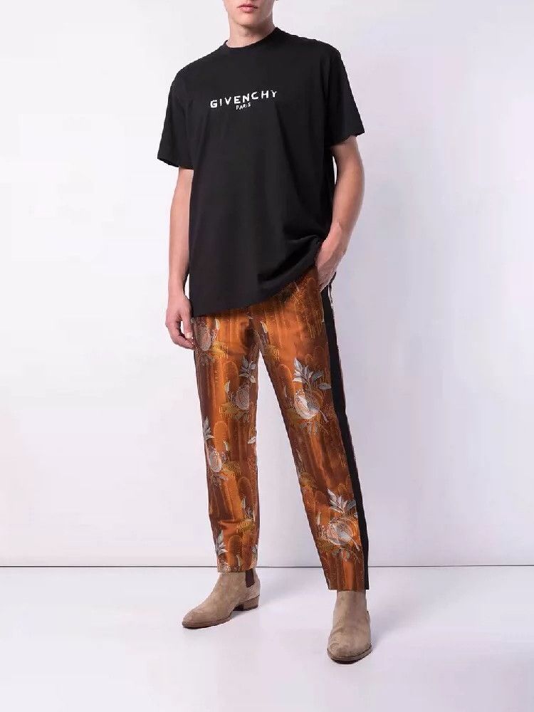 Givenchy Givenchy Distressed Logo Short Sleeve T-Shirt - dmc Size US XXL / EU 58 / 5 - 2 Thumbnail