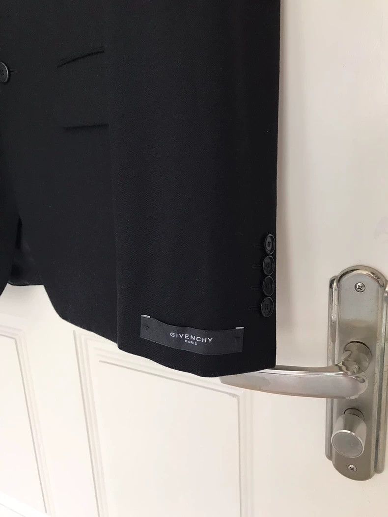 Givenchy Givenchy Men's Black Wool Casual Blazer - dmc Size US M / EU 48-50 / 2 - 4 Thumbnail