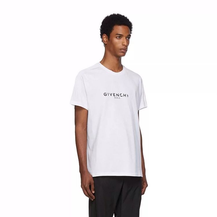 Givenchy Givenchy Distressed Logo Short Sleeve T-Shirt - dmc Size US XXL / EU 58 / 5 - 9 Thumbnail