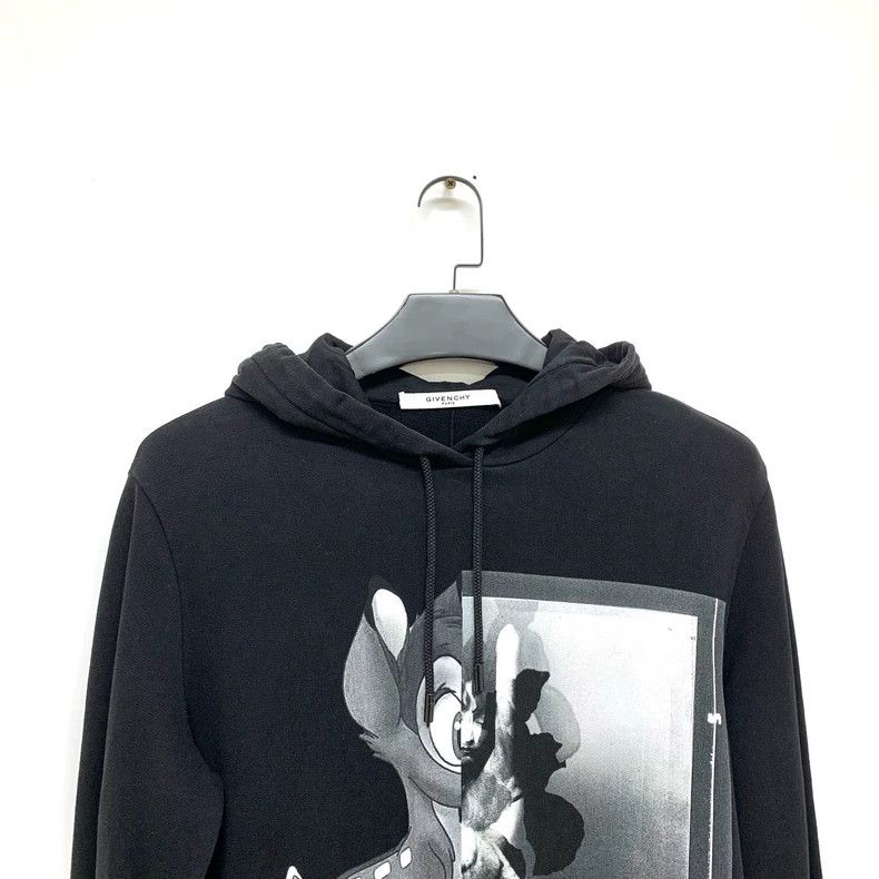 Givenchy Givenchy Black Deer Logo Hoodie - dmc Size US S / EU 44-46 / 1 - 2 Thumbnail