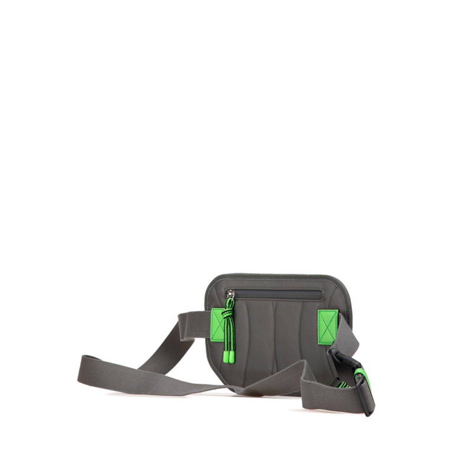 Gucci Gucci GG Nylon Belt Bag, Body Waist Bag 752102, Red, Gray, Nylon, Rubber, Women's, GUCCI Size ONE SIZE - 2 Thumbnail