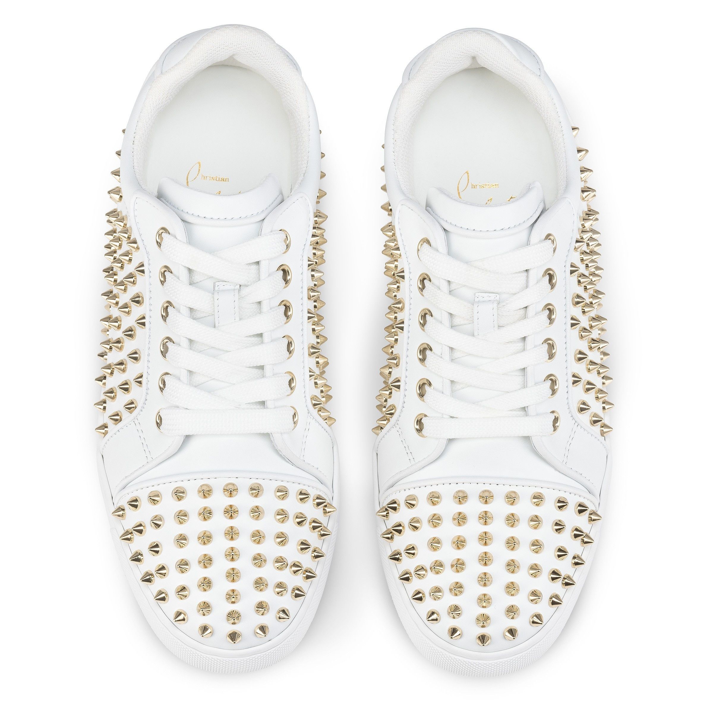 Christian Louboutin vieira night spikes white Size US 8 / IT 38 - 5 Thumbnail