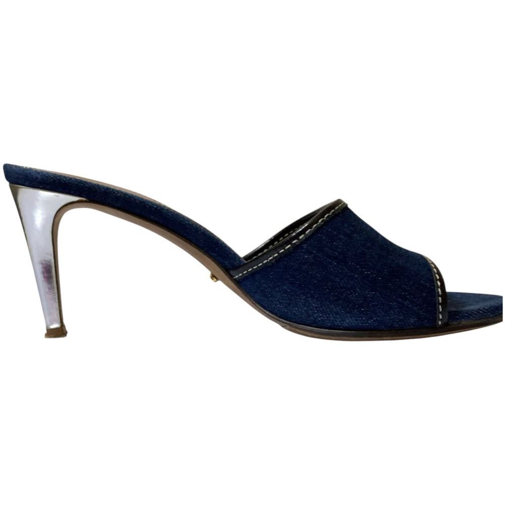 Other Sergio Rossi Denim Mule Sandals Denim Shoes