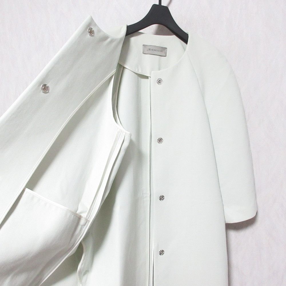 Other Other The SECRETCLOSET Wool Coat Leather Outerwear 1-06-05-2003 Size ONE SIZE - 7 Thumbnail