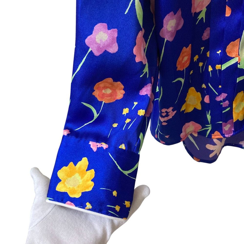 Other Other Plan C Flowe Print Pleated Shirt Others Tops DUTY FREE for USA Size ONE SIZE - 5 Thumbnail