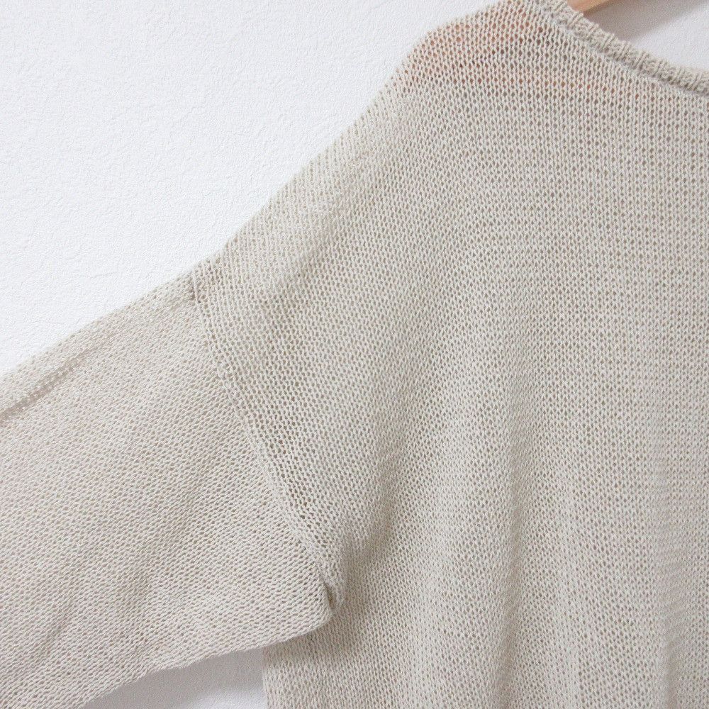 Other Other UNITED ARROWS Paper Knit Pullover Natural Material Tops DUTY FREE for USA Size ONE SIZE - 4 Thumbnail