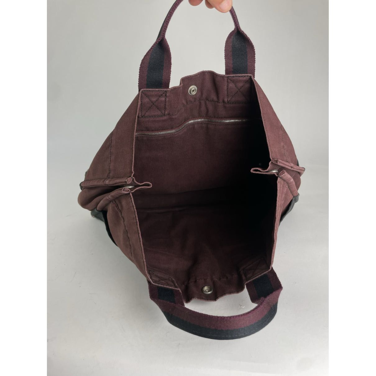 Other Hermès Black Cotton Handbag Size ONE SIZE - 4 Thumbnail
