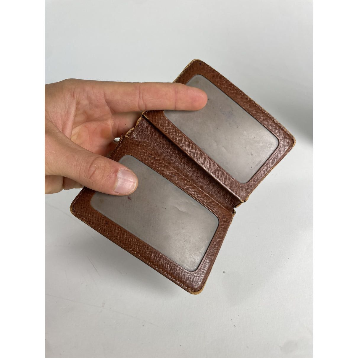Louis Vuitton Brown Leather Purse Size ONE SIZE - 4 Thumbnail