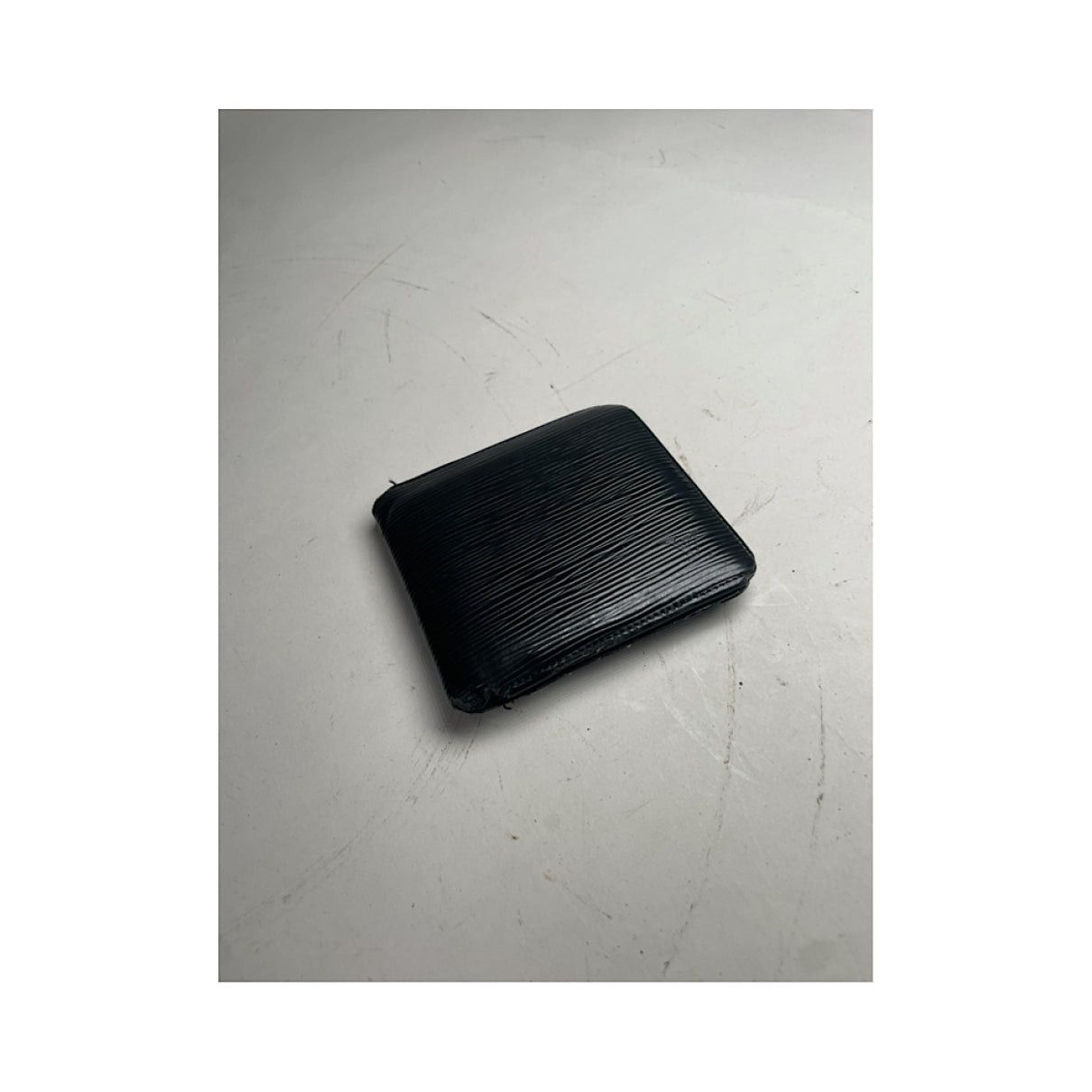 Louis Vuitton Black Leather Purse Size ONE SIZE - 3 Thumbnail