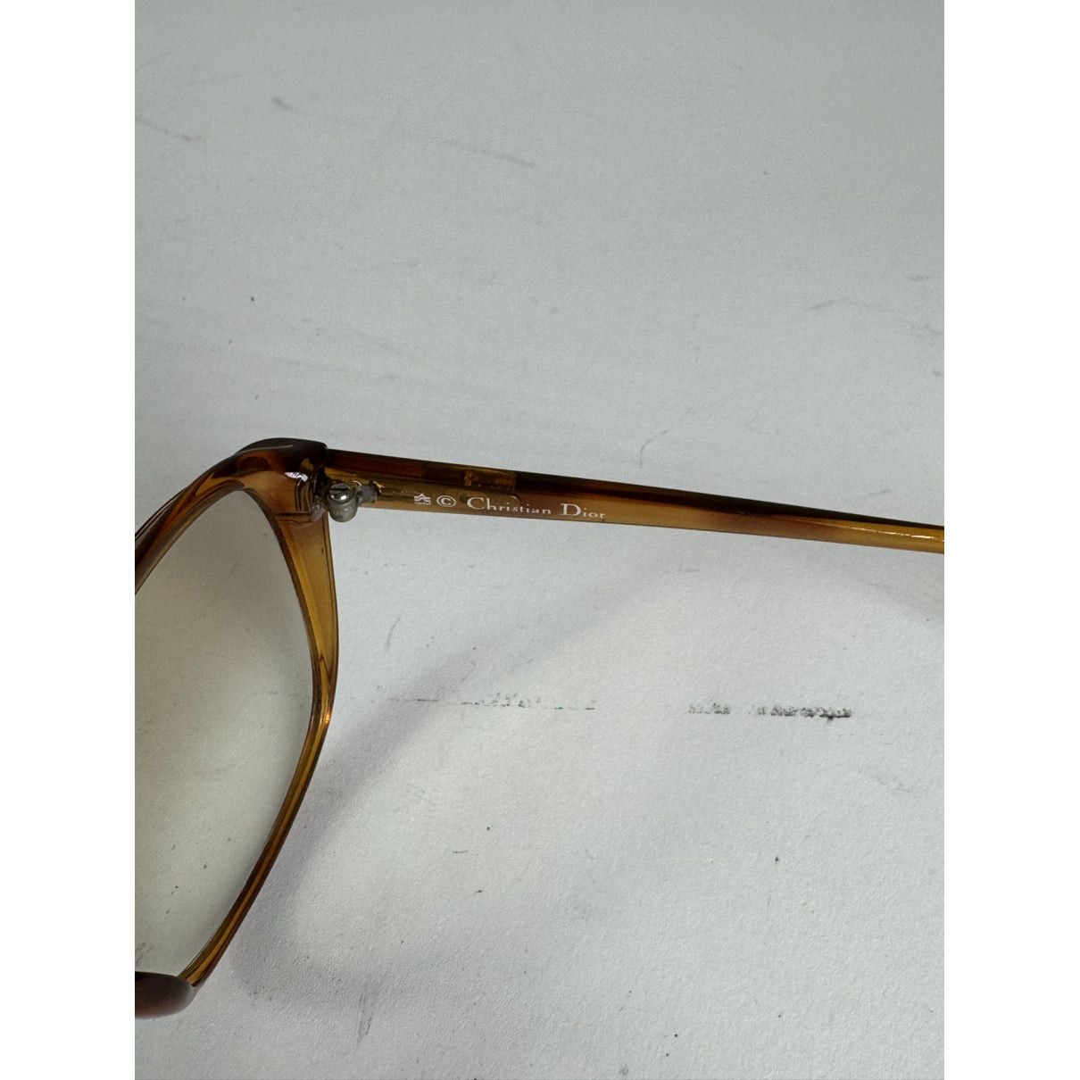 Dior Orange Plastic Sunglasses Size ONE SIZE - 2 Thumbnail