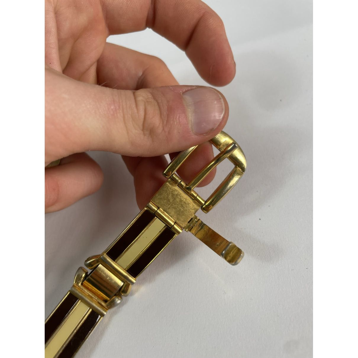 Gucci Gold Metal Belt Size ONE SIZE - 2 Thumbnail