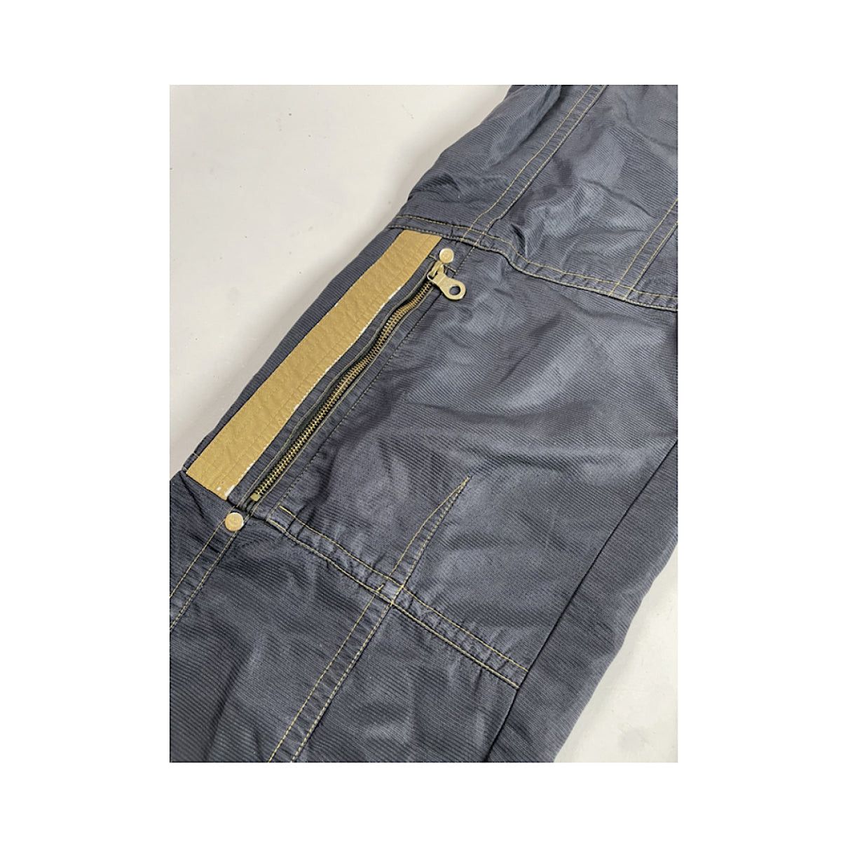Navy Polyester Trouser