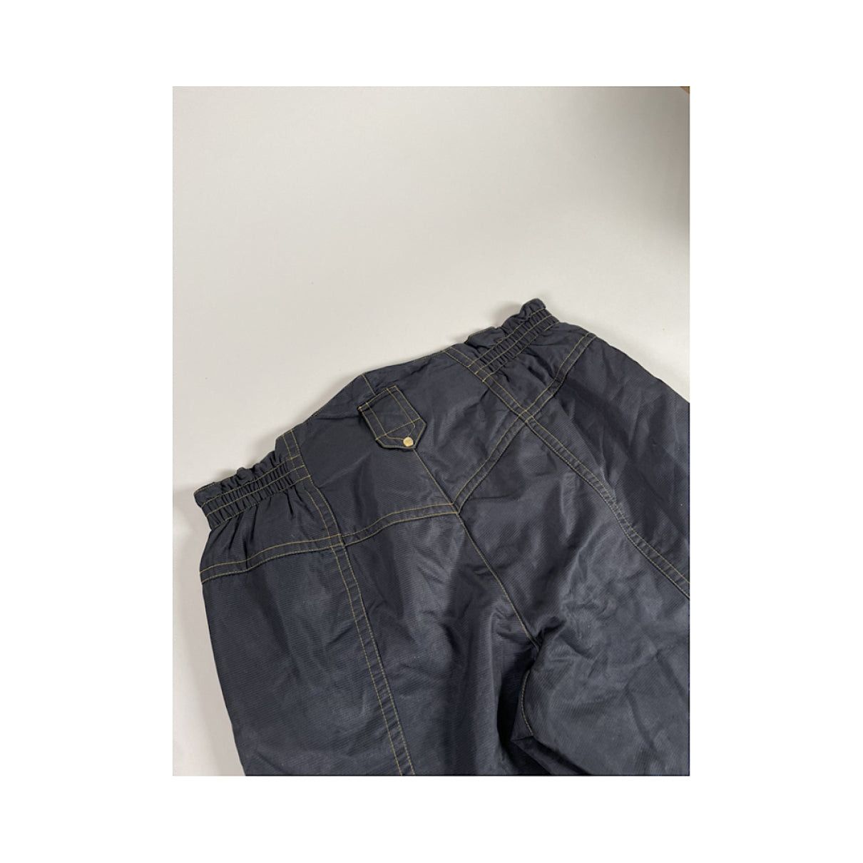 Navy Polyester Trouser