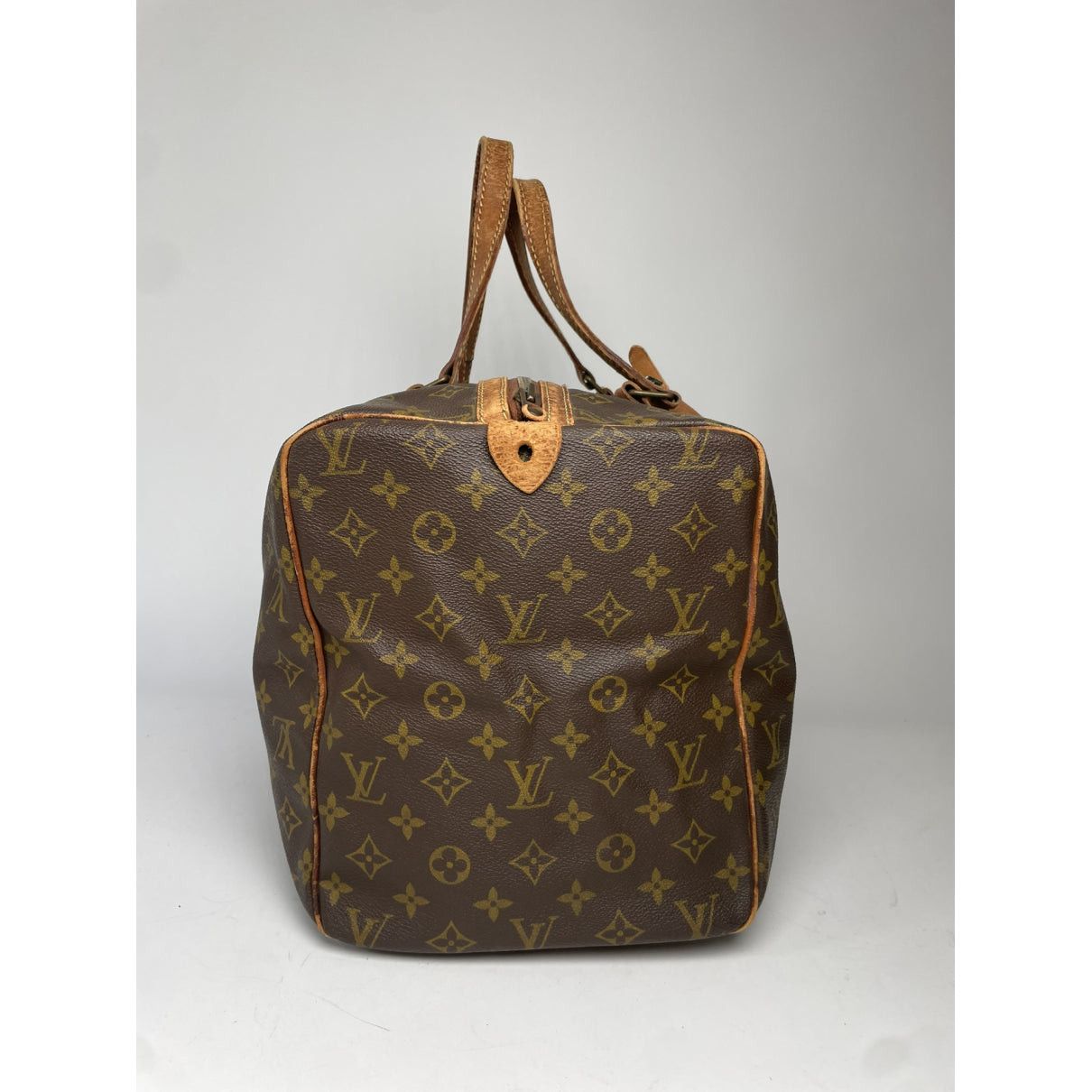 Louis Vuitton Keepall Brown Leather Travel Bag Size ONE SIZE - 3 Thumbnail