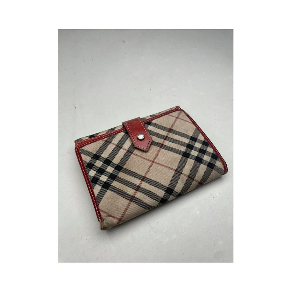 Burberry Beige Leather Wallet Size ONE SIZE - 3 Thumbnail