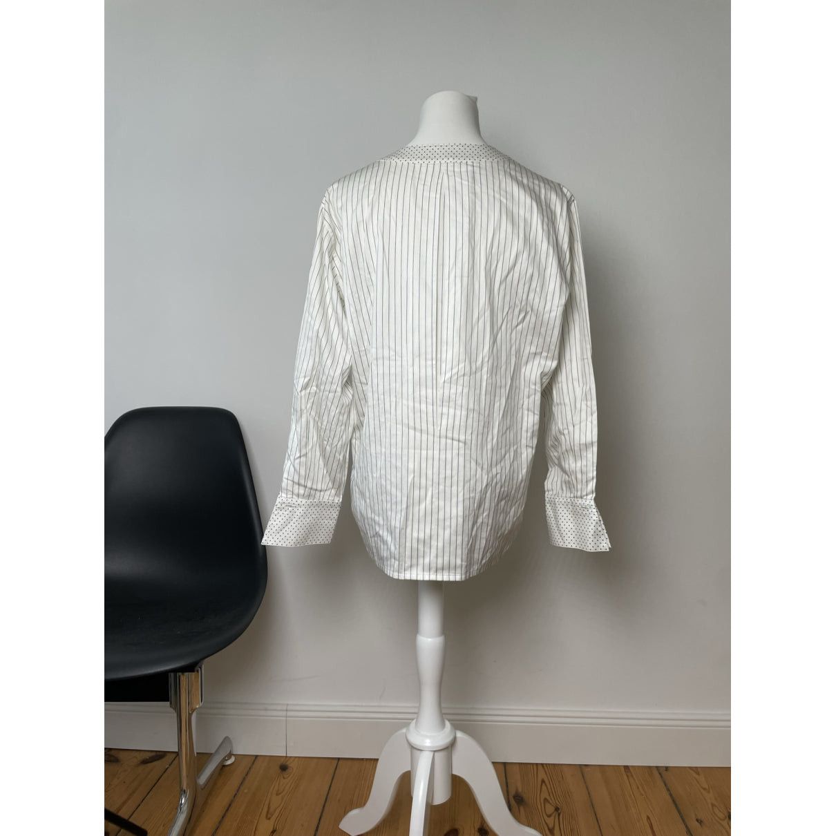 Dior J'A Black Cotton Top Size M / US 6-8 / IT 42-44 - 4 Thumbnail