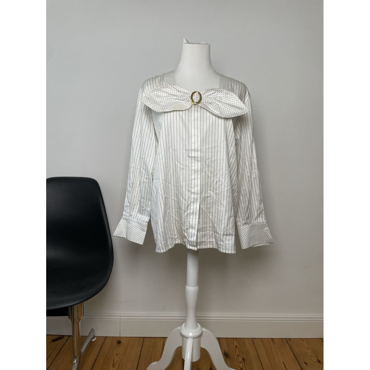 Dior J'A Black Cotton Top Size M / US 6-8 / IT 42-44 - 2 Thumbnail