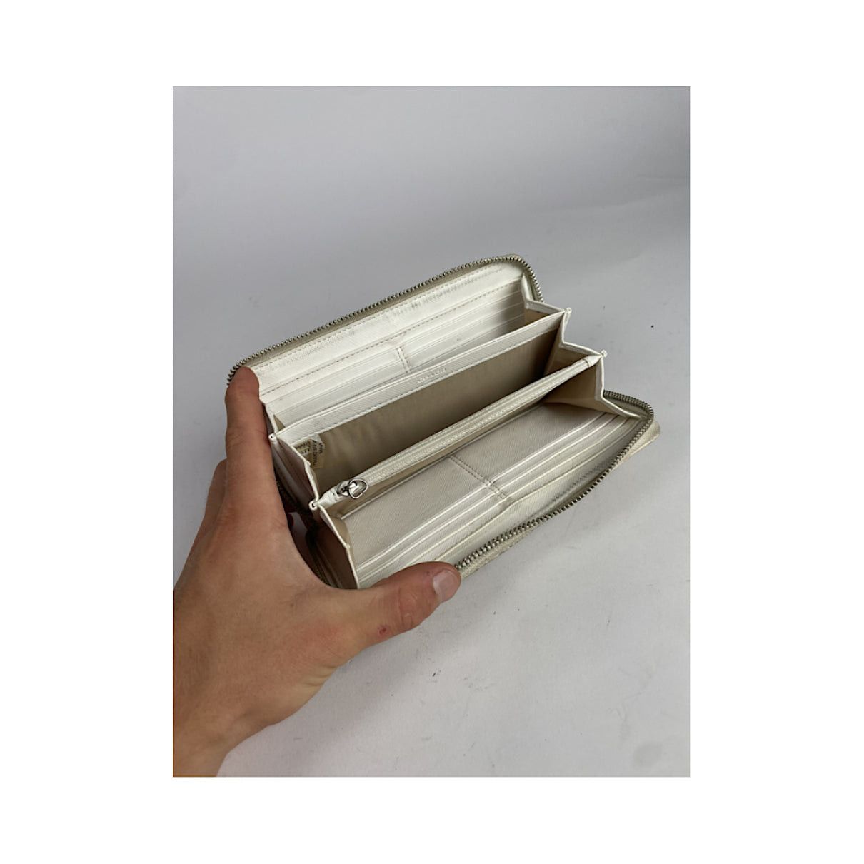 Coach Beige Leather Wallet Size ONE SIZE - 4 Thumbnail