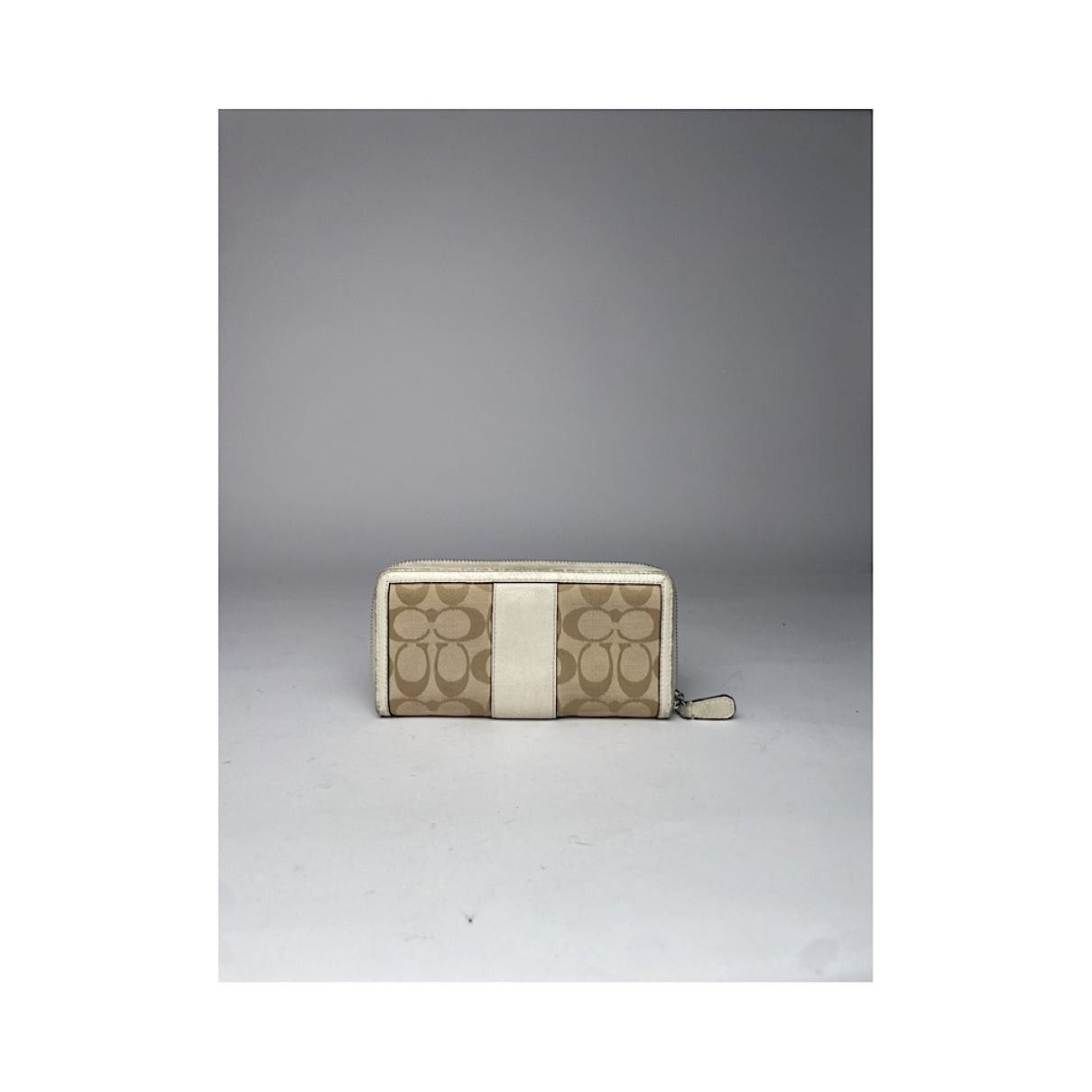 Coach Beige Leather Wallet Size ONE SIZE - 3 Thumbnail