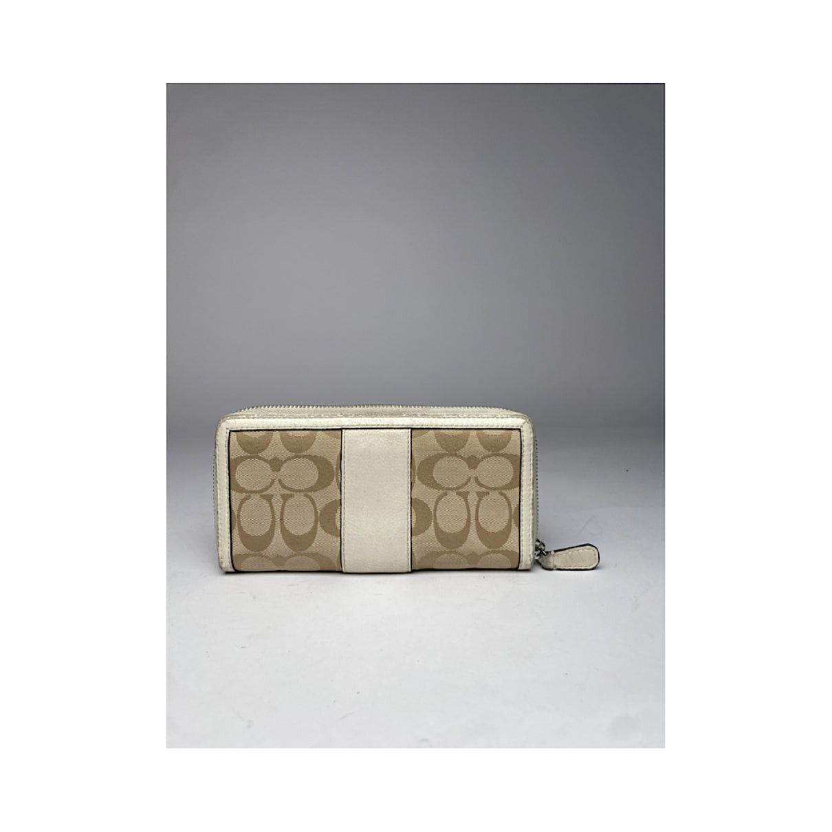 Coach Beige Leather Wallet Size ONE SIZE - 2 Thumbnail