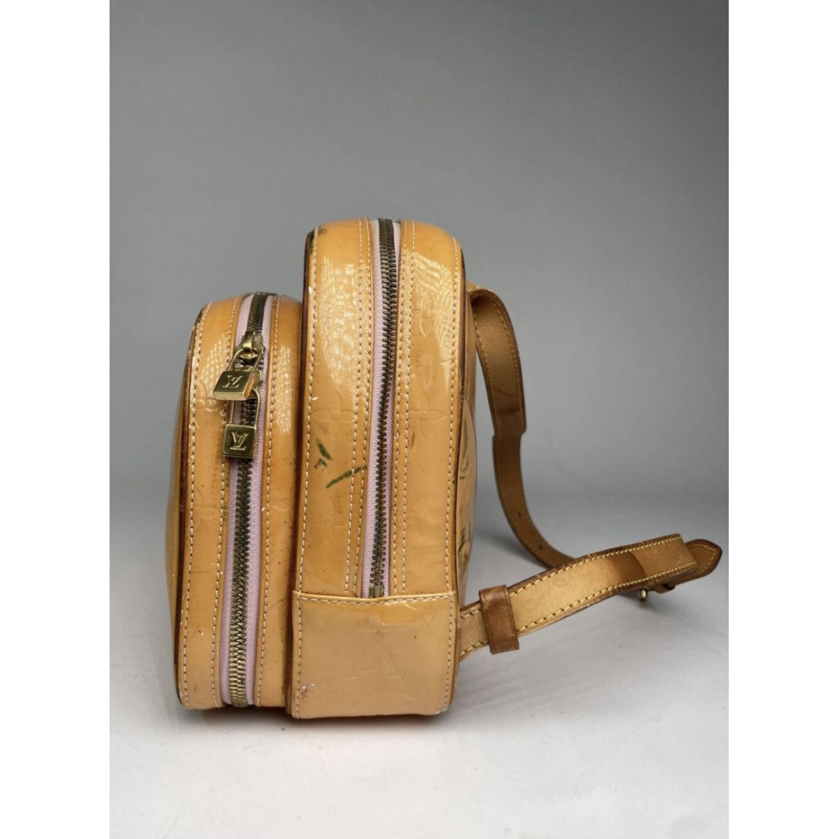 Louis Vuitton Artsy Yellow Leather Backpack Size ONE SIZE - 3 Thumbnail