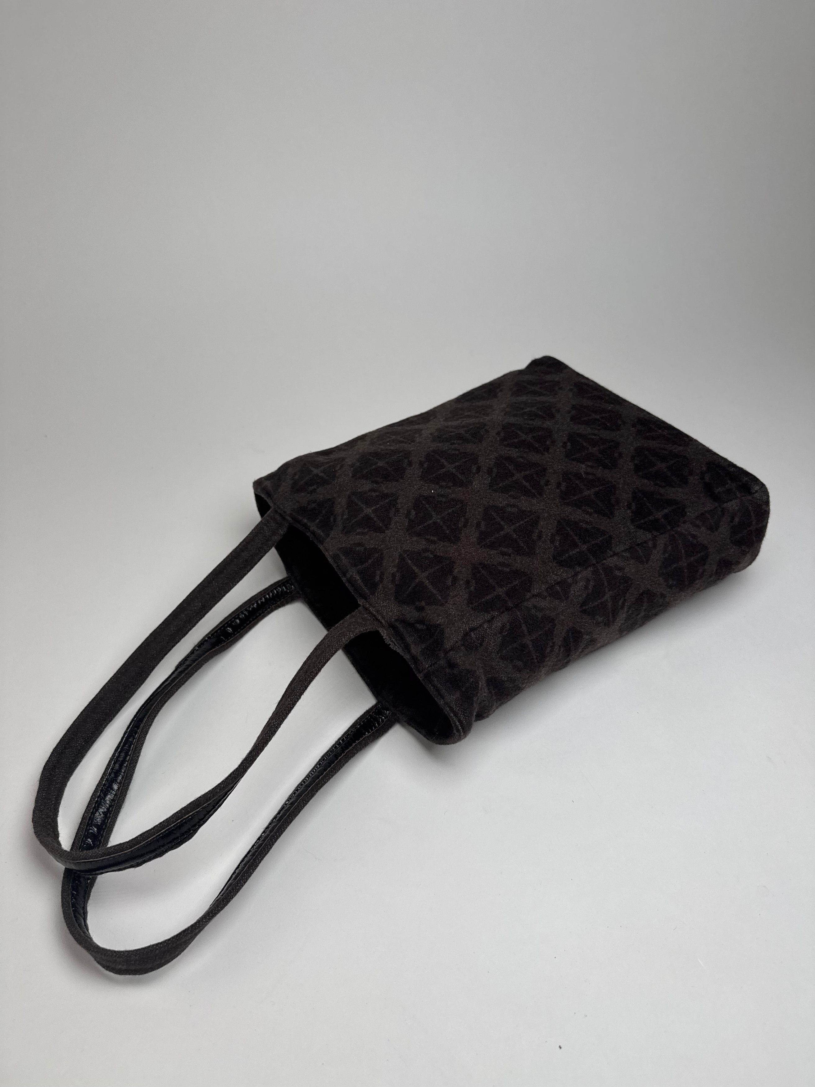 Bottega Veneta Vintage Wool Monogram Shopper Brown Size ONE SIZE - 6 Thumbnail