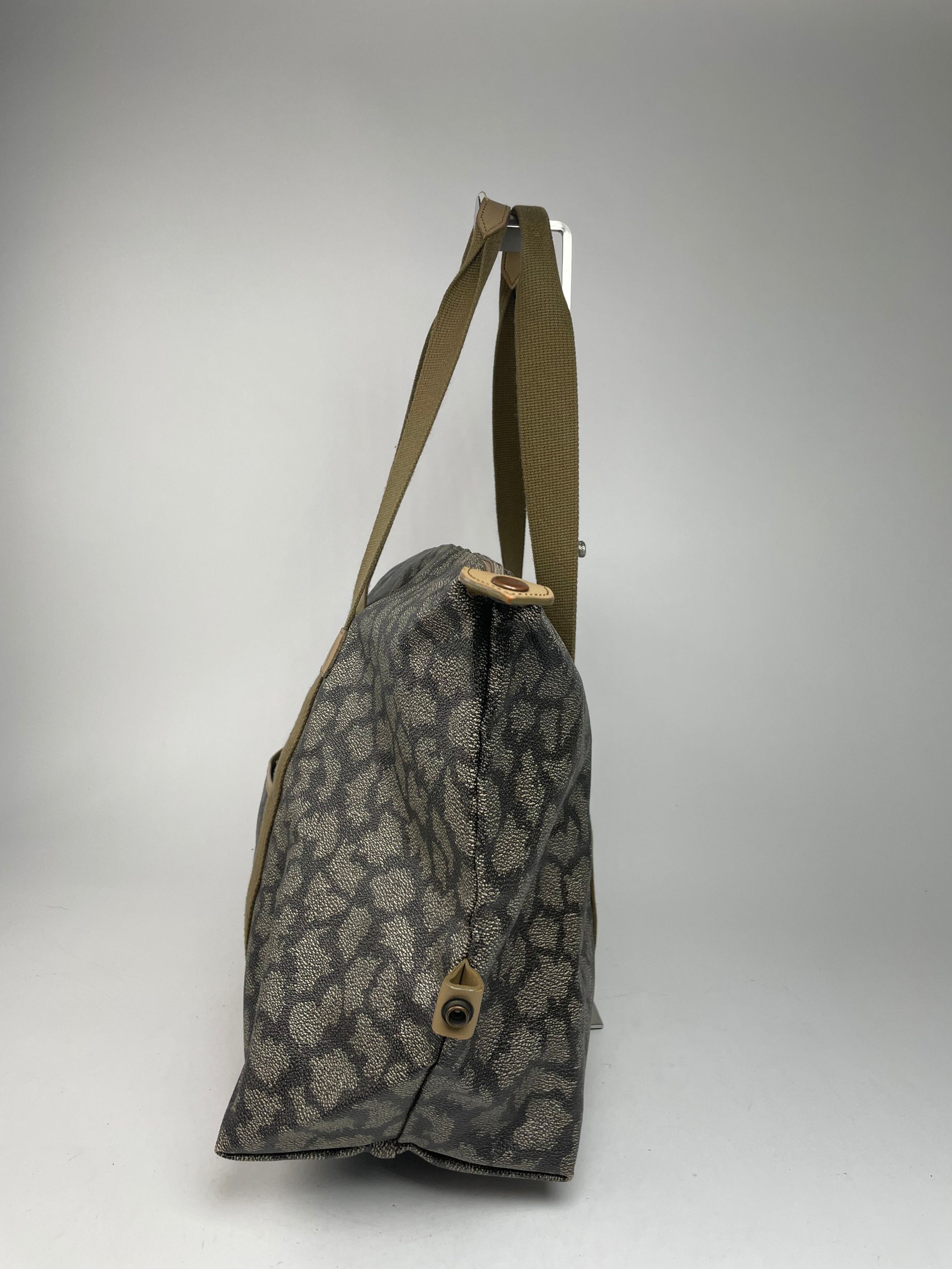 Other Vintage Yves Saint Laurent Leather Travel Bag Grey/Brown Size ONE SIZE - 11 Thumbnail