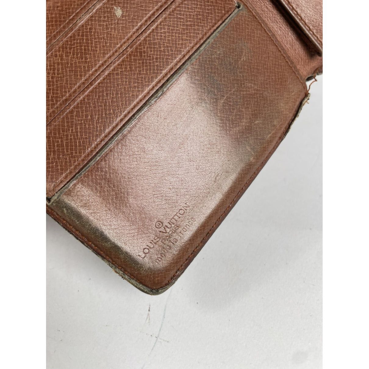 Louis Vuitton Brown Leather Purse Size ONE SIZE - 5 Thumbnail