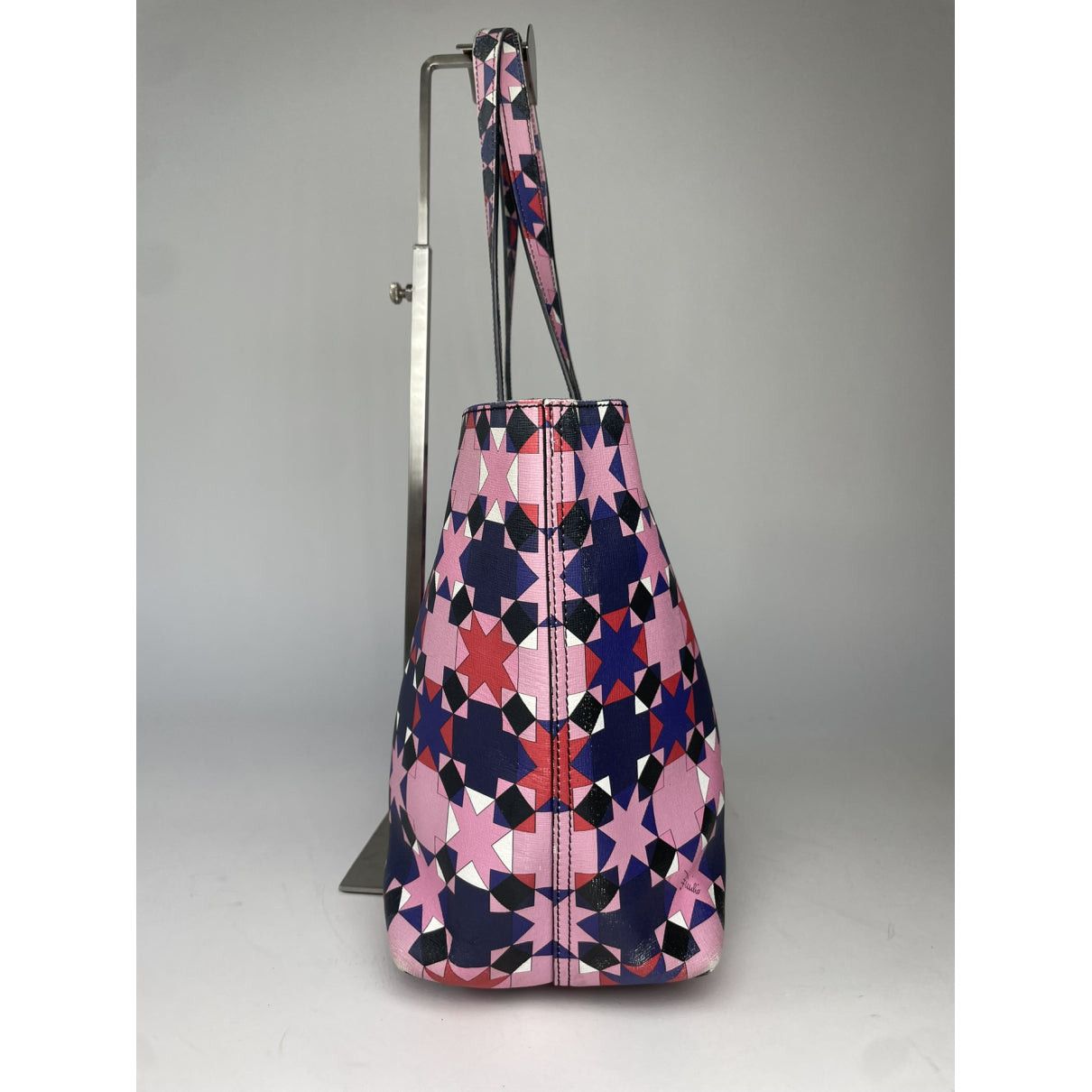 Emilio Pucci Pink Leather Handbag Size ONE SIZE - 3 Thumbnail