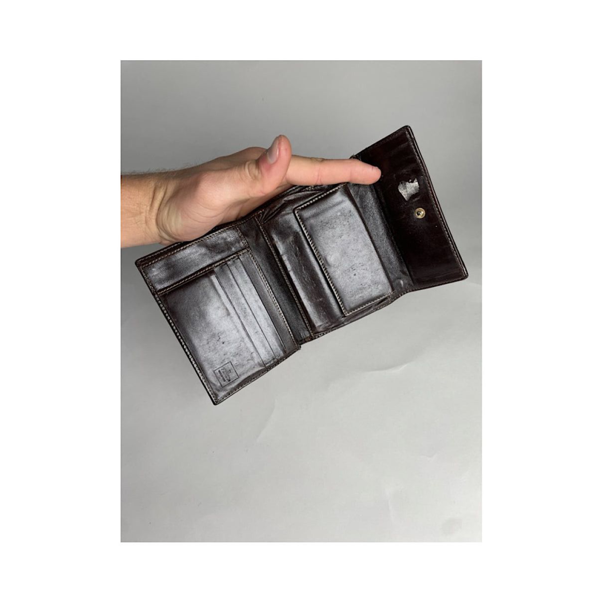 Fendi Baguette Brown Leather Wallet Size ONE SIZE - 5 Thumbnail