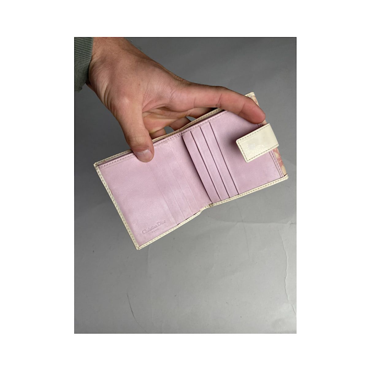 Dior 30 Montaigne Pink Leather Wallet Size ONE SIZE - 5 Thumbnail