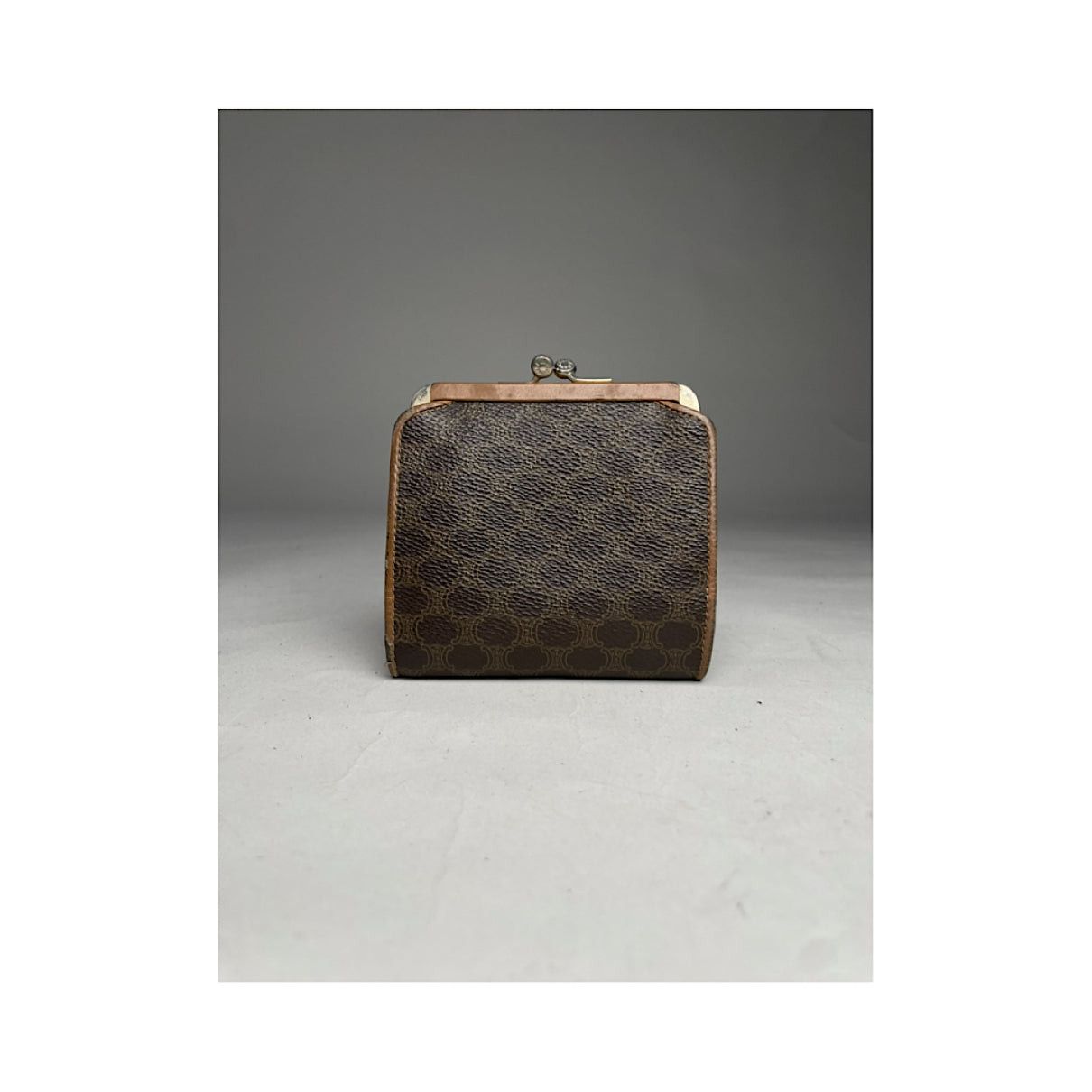 Celine Triomphe Brown Leather Wallet Size ONE SIZE - 3 Thumbnail