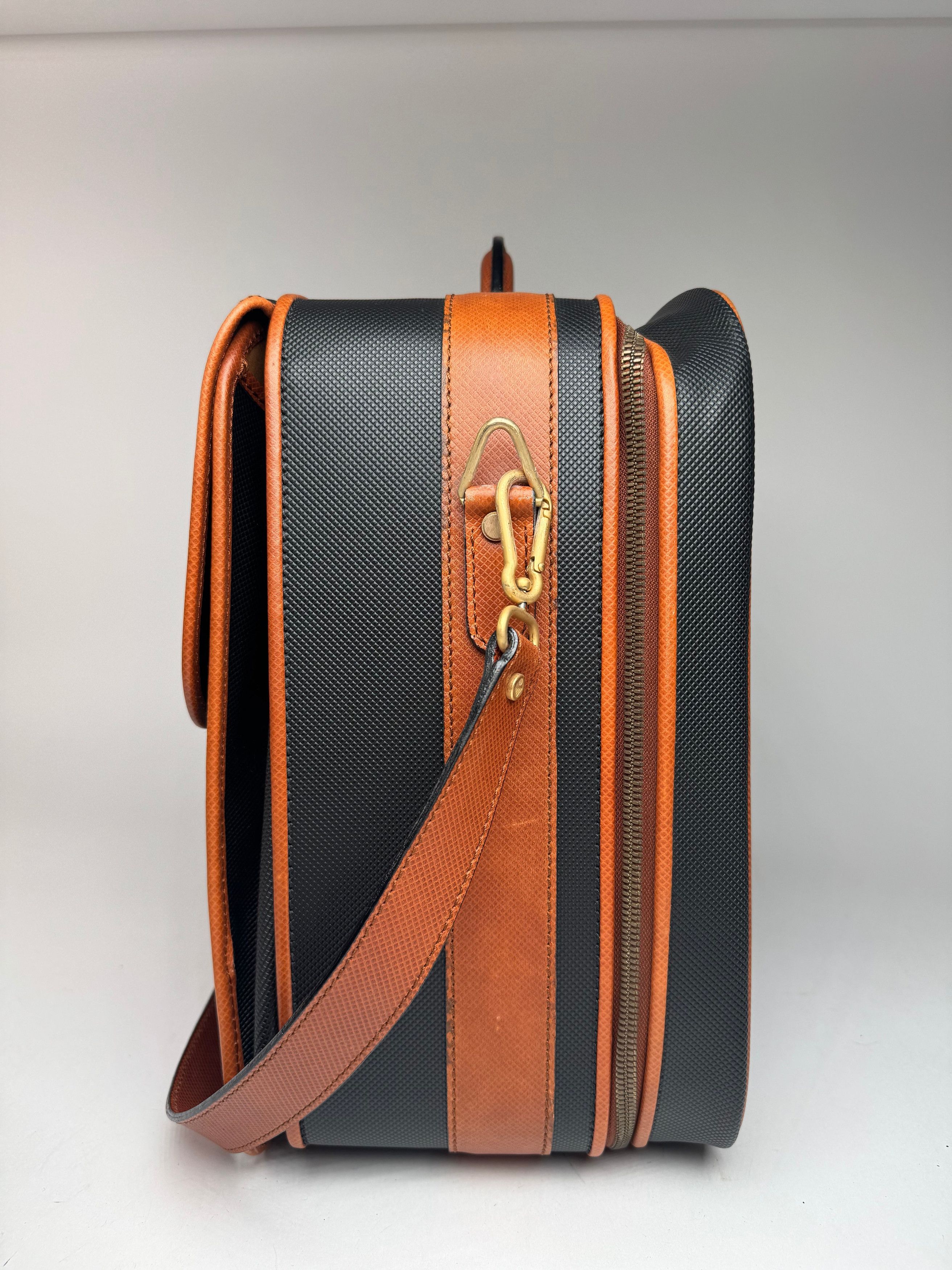 Bottega Veneta Vintage leather Suitcase black / Brown Size ONE SIZE - 9 Thumbnail