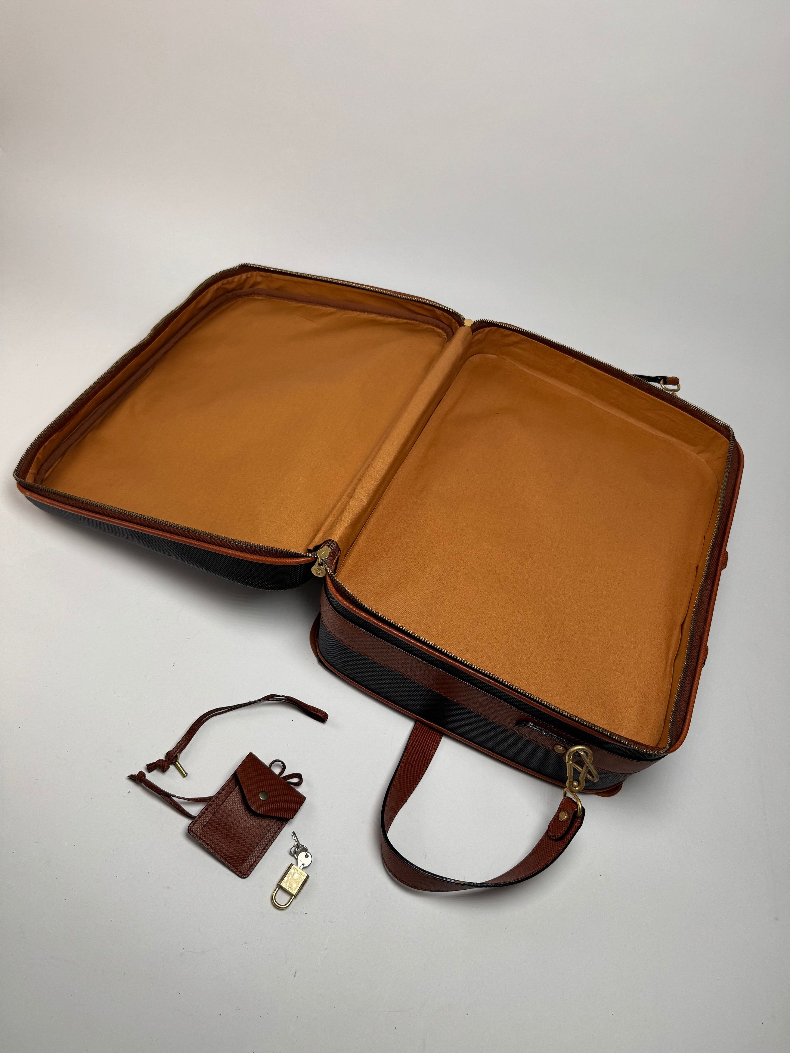 Bottega Veneta Vintage leather Suitcase black / Brown Size ONE SIZE - 5 Thumbnail