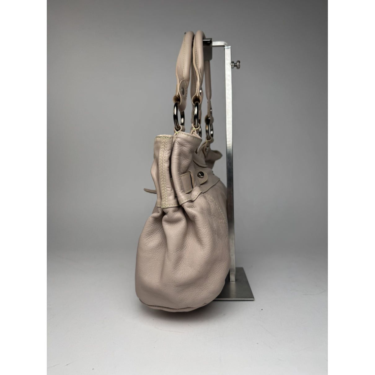 Emilio Pucci Beige Leather Handbag Size ONE SIZE - 3 Thumbnail