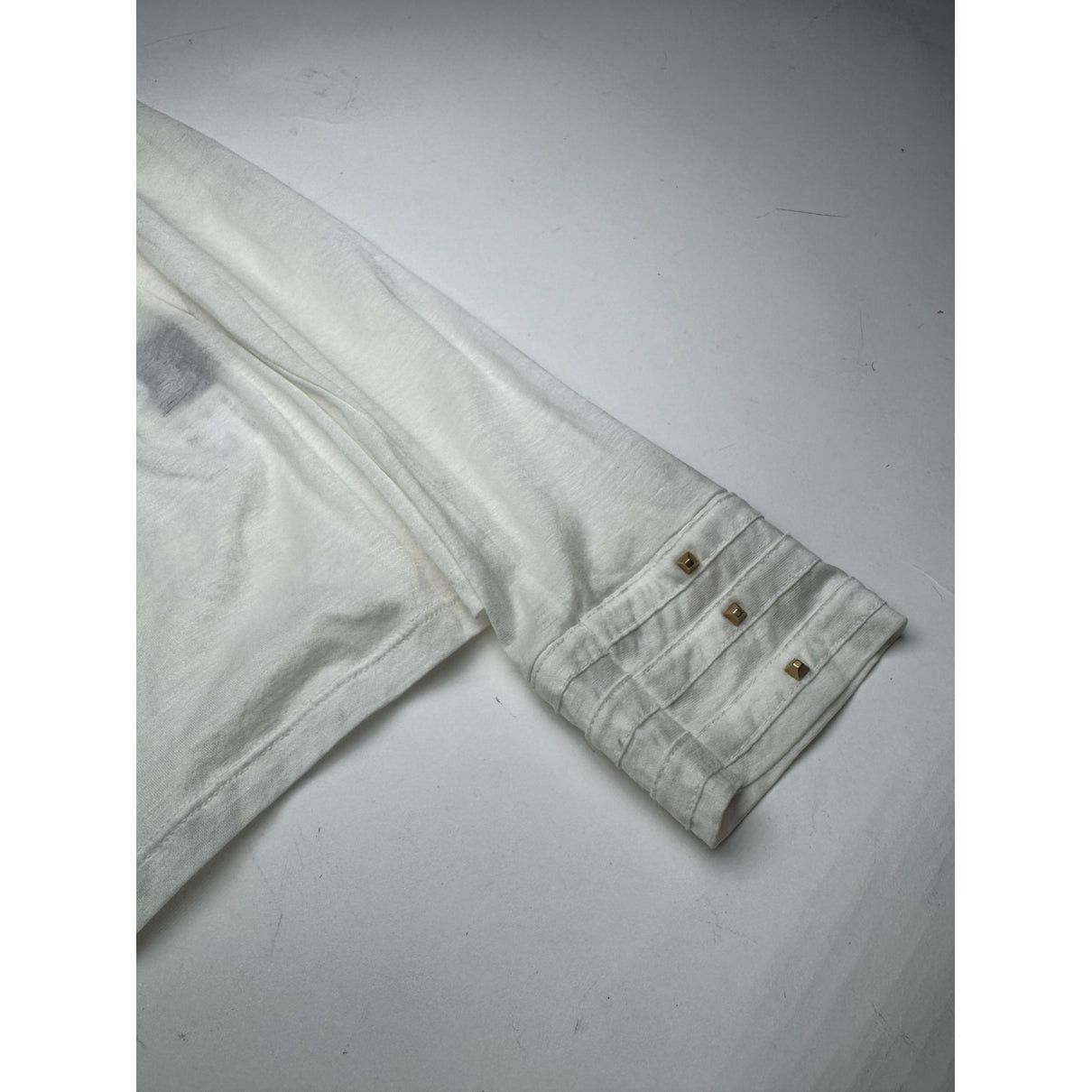 Gucci White Cotton Top Size M / US 6-8 / IT 42-44 - 4 Thumbnail