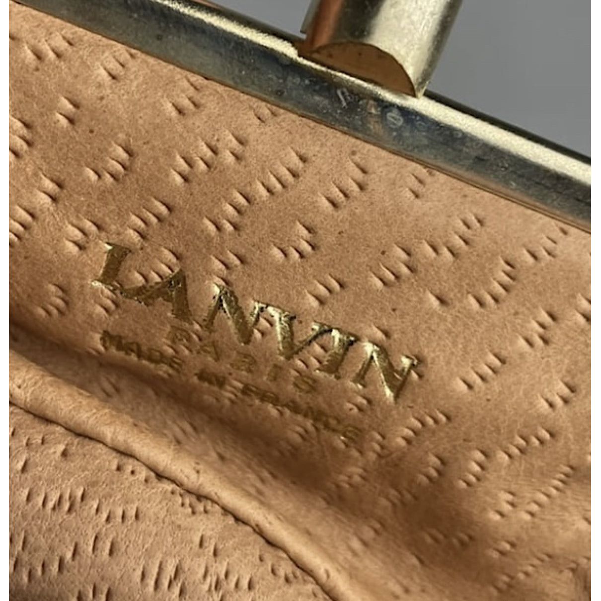 Lanvin Silver Leather Purse Size ONE SIZE - 3 Thumbnail
